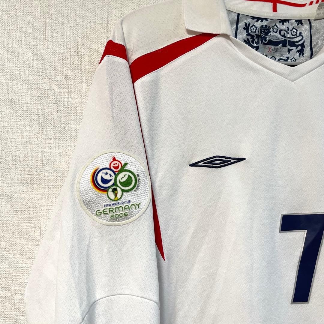 UMBRO｜2006 イングランド ベッカム ドイツワールドカップパッチ付き