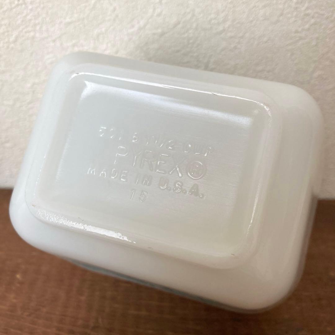 オールドパイレックス レフ レフリジレーター バタープリント Sサイズ 3個