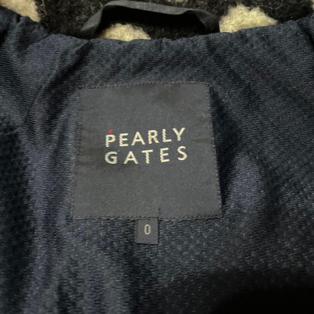 PEARLYGATESドット柄 中綿ジップアップベスト