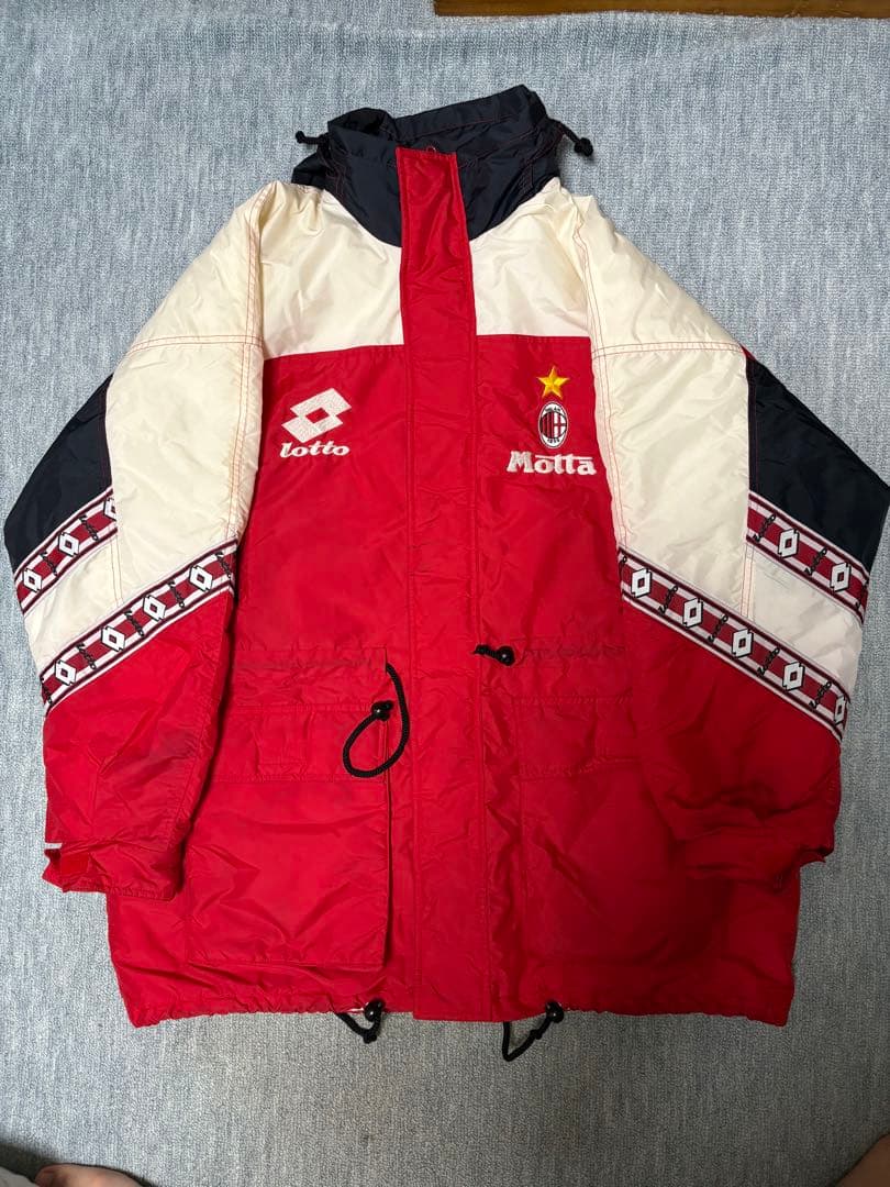 ウェア 90s LOTTO \" AC MILAN \" BENCH COAT