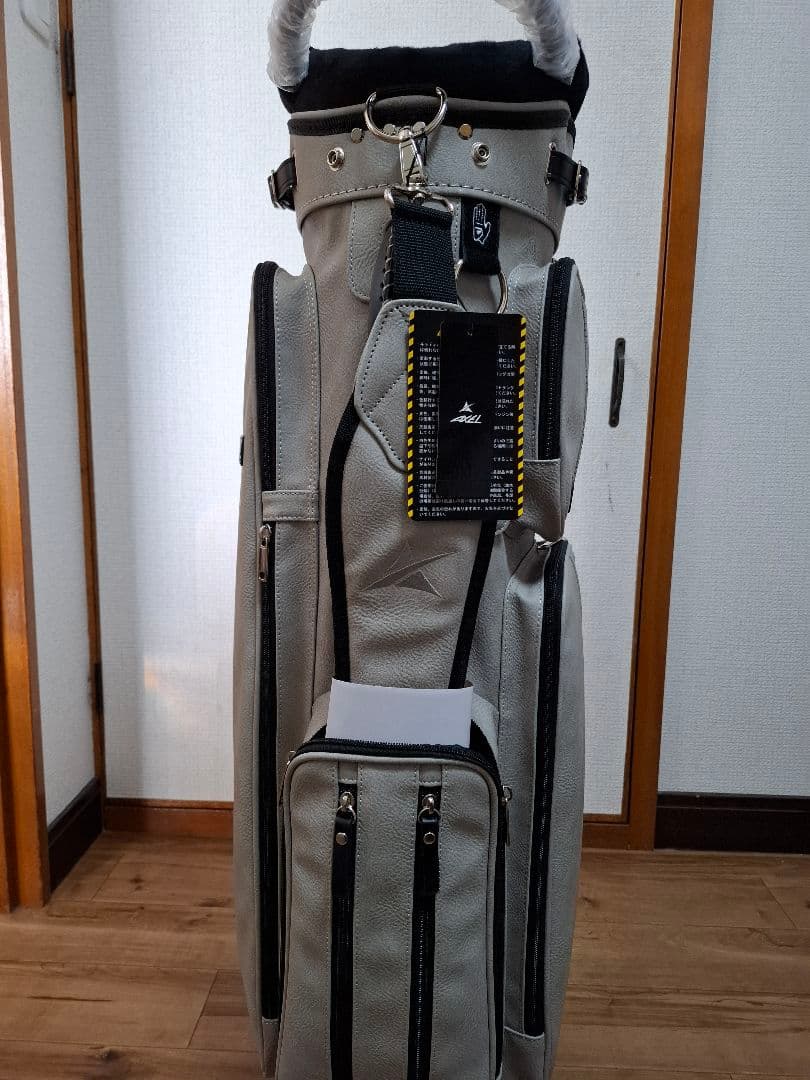 AXEL グレー キャディバッグ 9型 約3.8kg