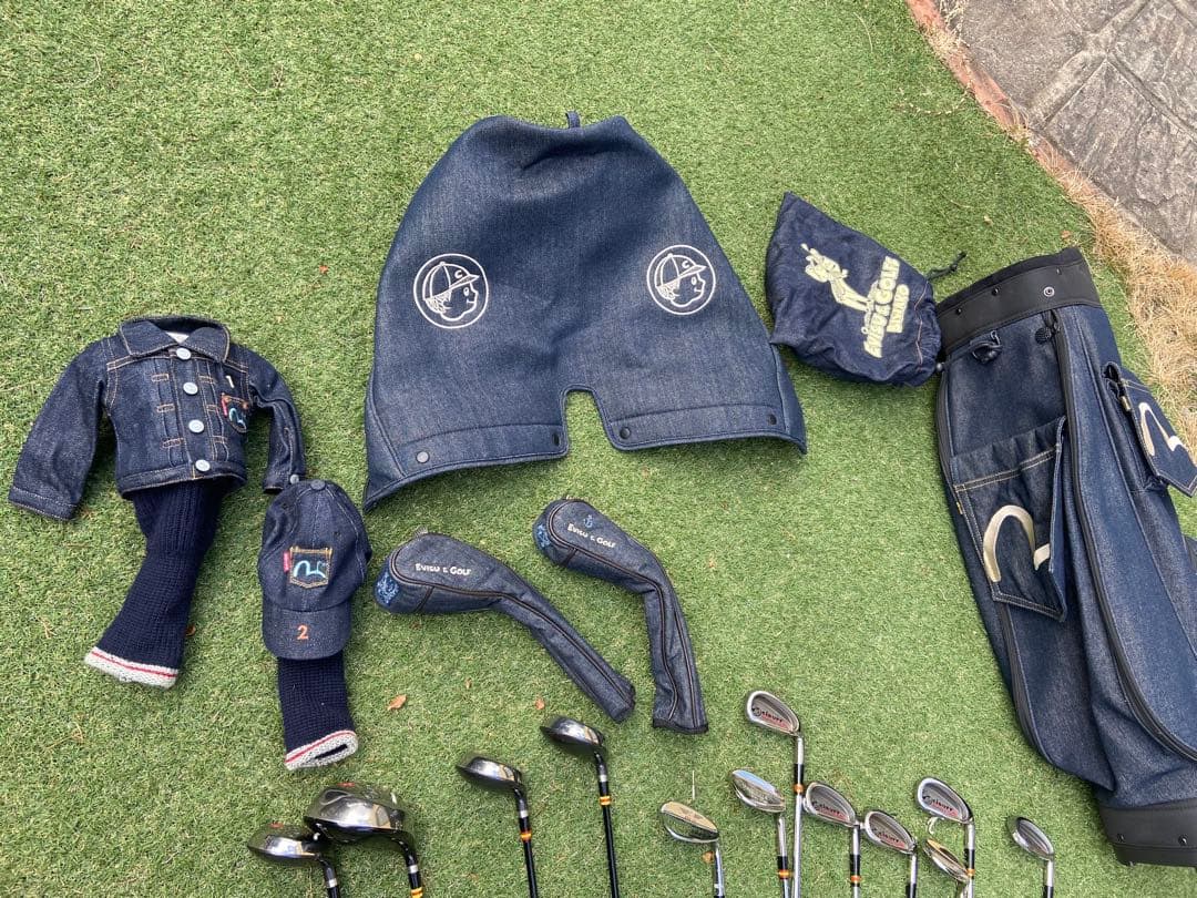 ⭐︎美品⭐︎希少モデル⭐︎EVISU ⭐︎クラブセット⭐︎ヘッドカバー⭐︎ゴルフバッグ⭐︎