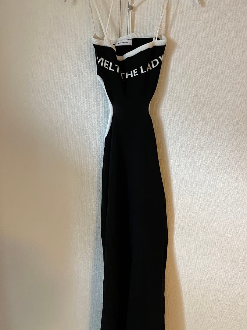 レディースウェア melt the lady logo cross dress gray