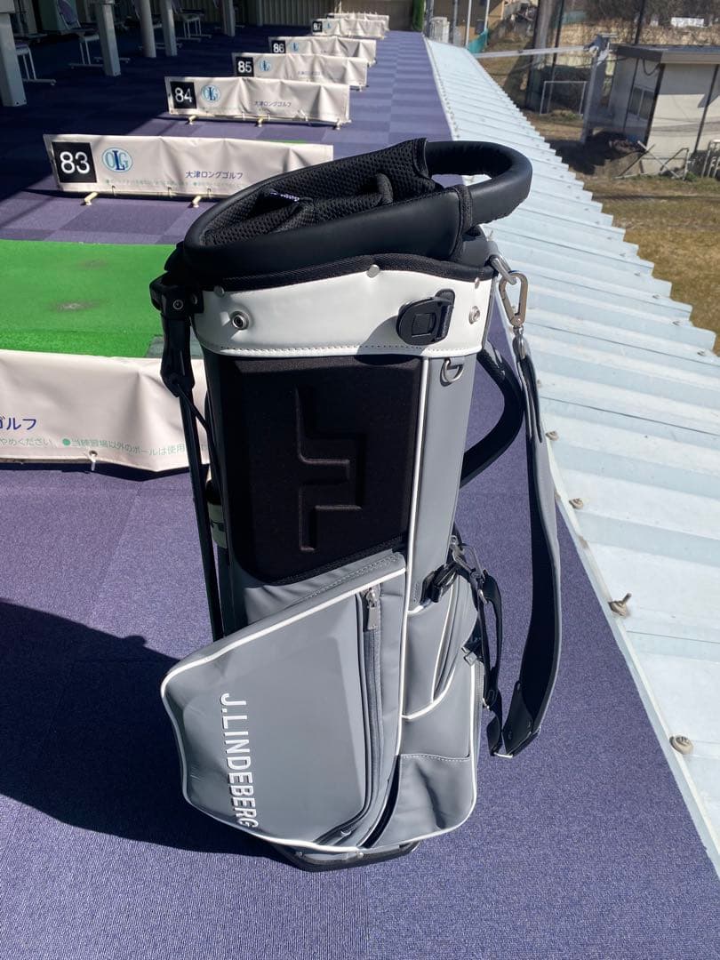 美品❗️ Ｊ.LINDEBERG キャディバッグ　スタンドバッグ　グレー