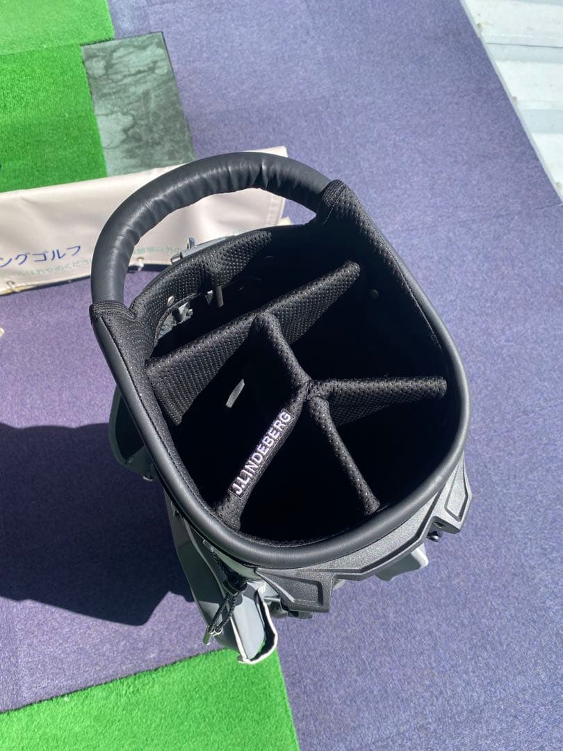 美品❗️ Ｊ.LINDEBERG キャディバッグ　スタンドバッグ　グレー