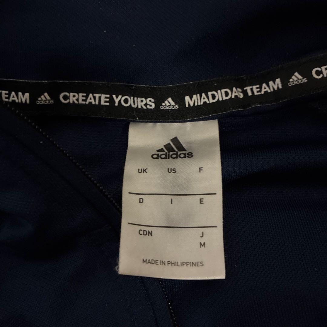 ラグビートヨタadidas ハーフジップ ウォームアップウェア M