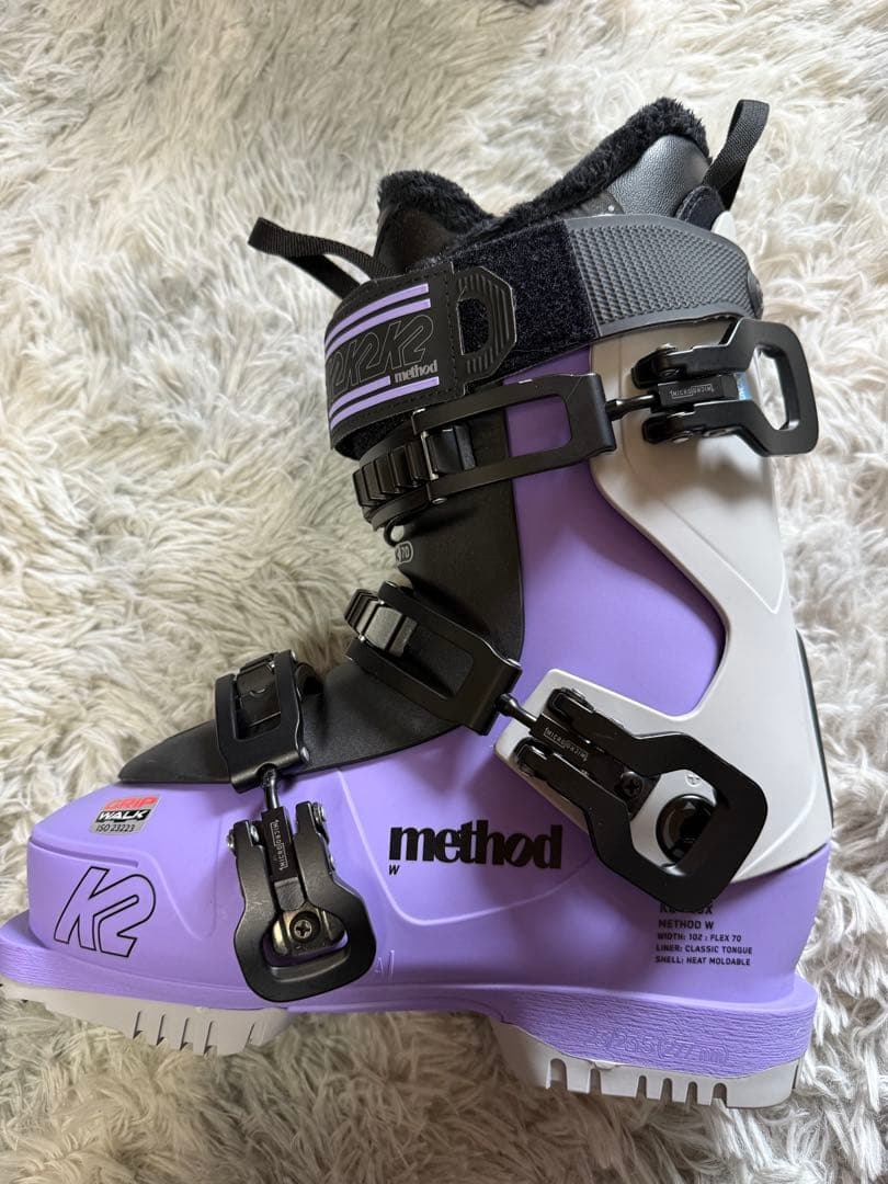 K2 method レディース　スキーブーツ パープル