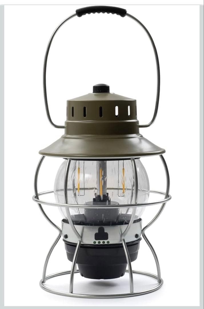 新品⭐︎BAREBONESベアボーンズレイルロードランタンLED オリーブドラブ