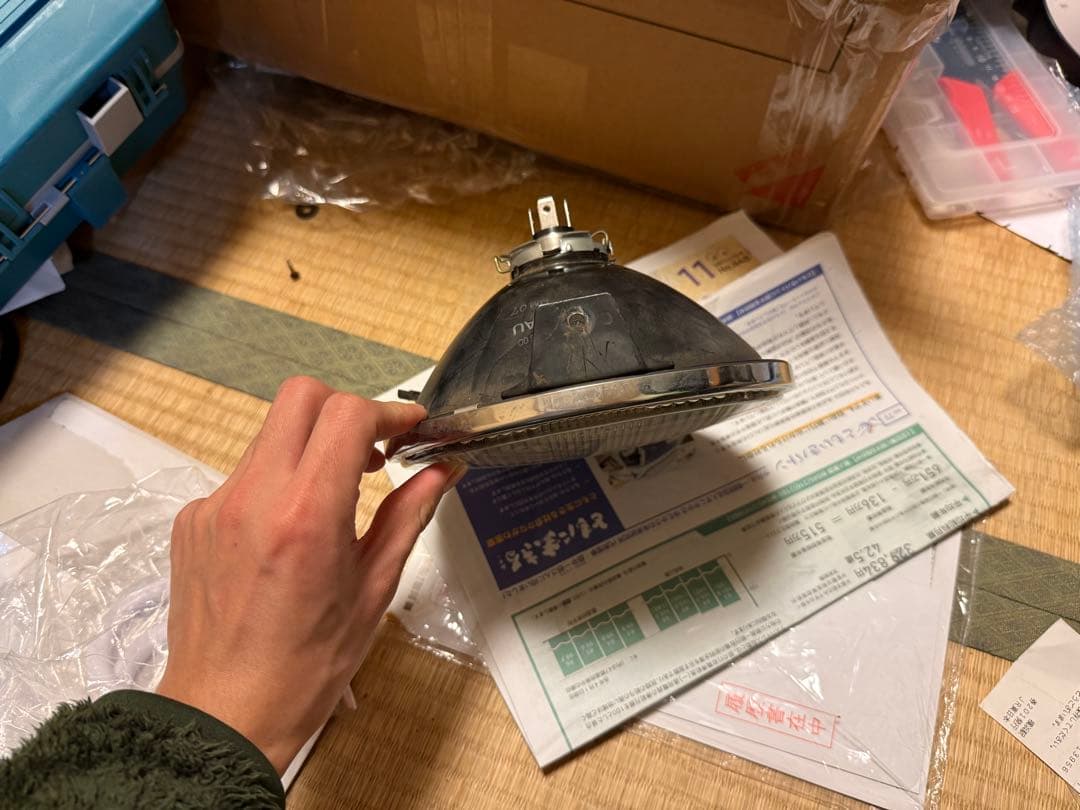 ゼファーχ 純正 ヘッドランプ (値下げ可)