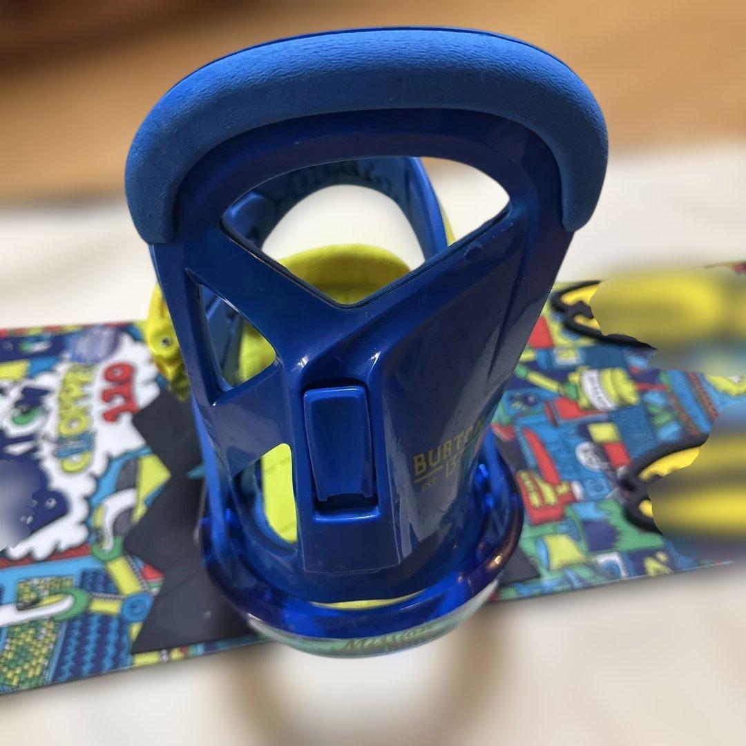 美品BURTON キッズ スノーボード 2点セット 110cm カバー付き
