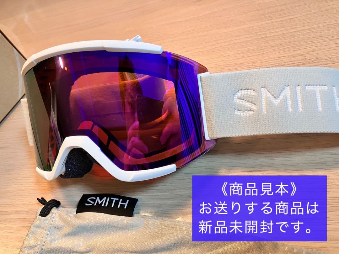 【国内正規品】 SMITH SQUAD ホワイト ヴェイパー スミス ゴーグル