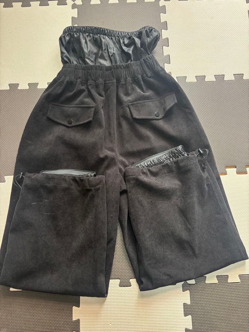 libelice コーデュロイ　パンツ　ブラックM