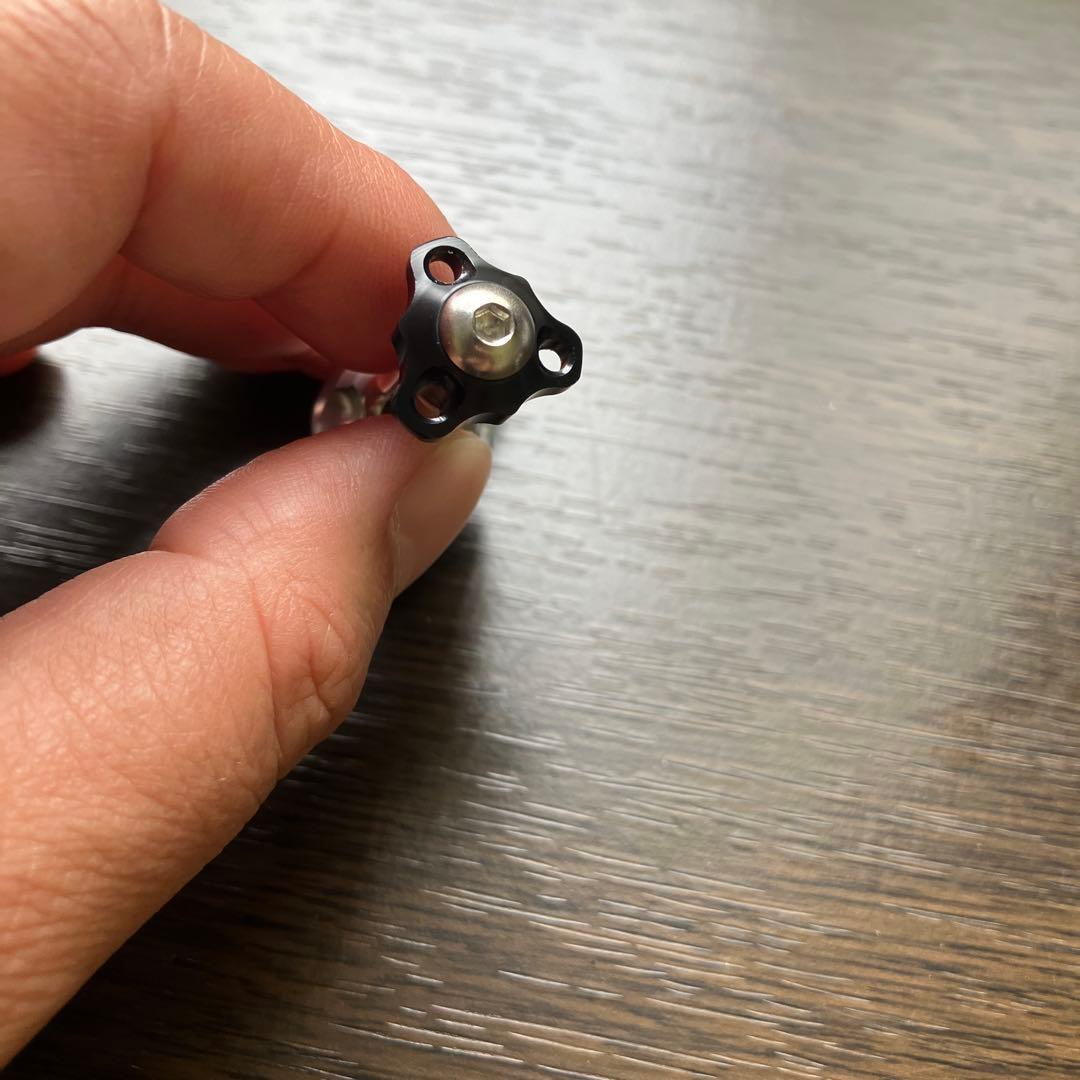 レア　軽量　夢屋　アルミハンドル30mm 夢屋　パドルノブ　ドライブ　スタンド