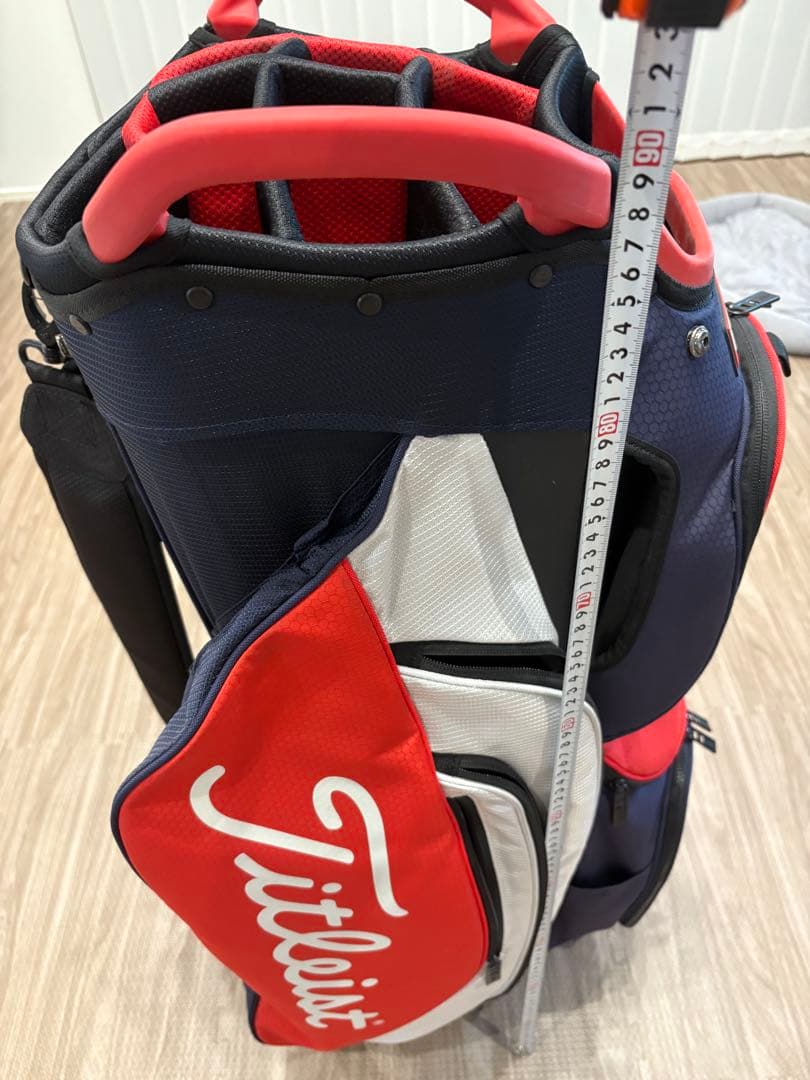 Titleist キャディバッグ ネイビー/レッド