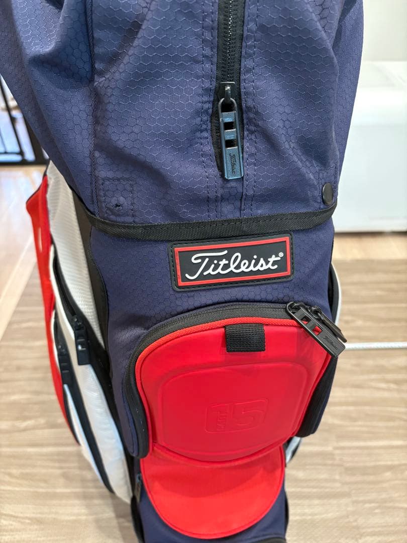 Titleist キャディバッグ ネイビー/レッド