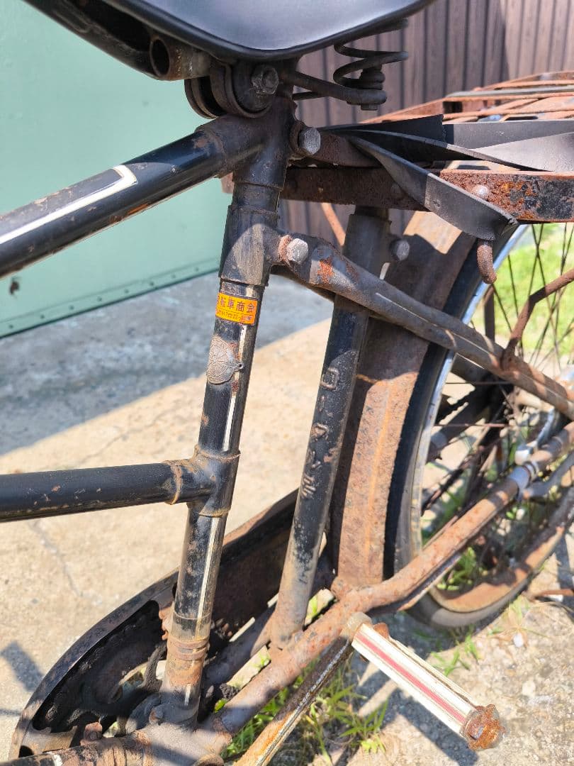 アンティーク運搬実用自転車ロータル