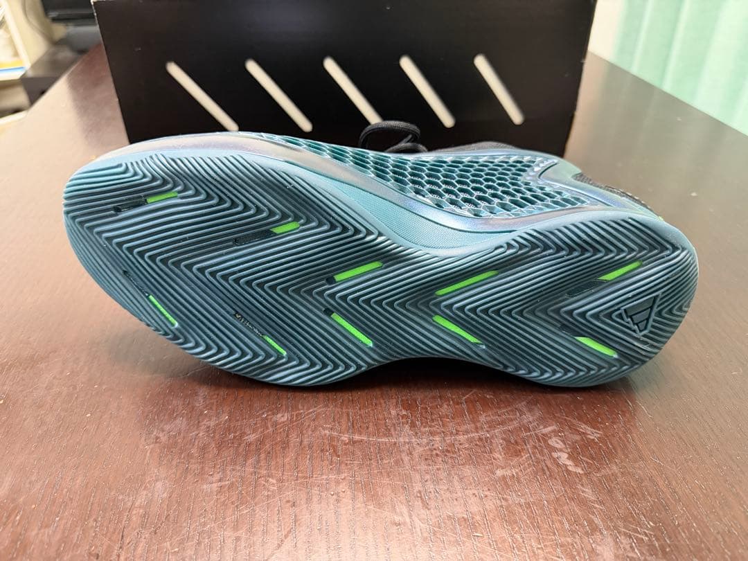 adidas アンソニーエドワード1low 黒緑 28cm