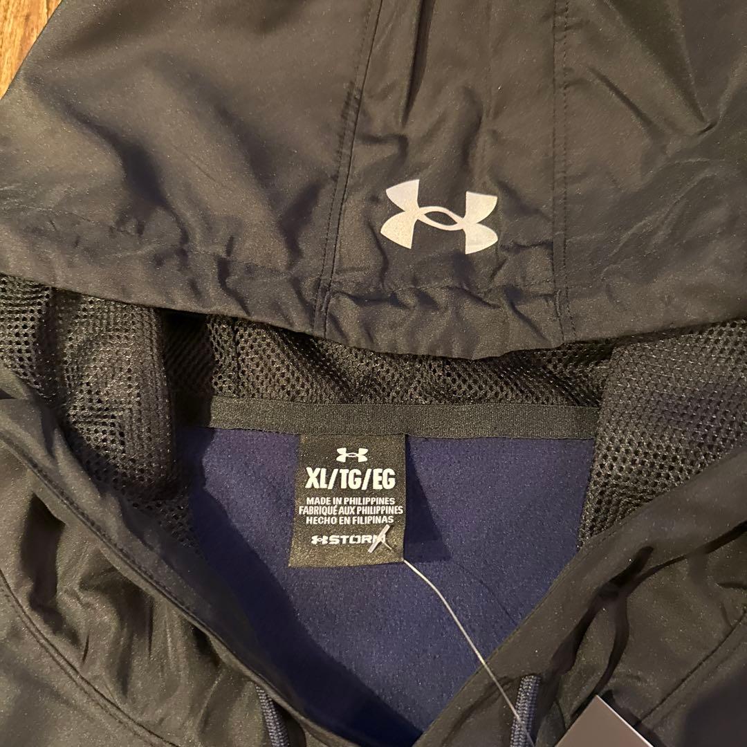 Under Armour フード付きジャケット XLネイビー/ブラック
