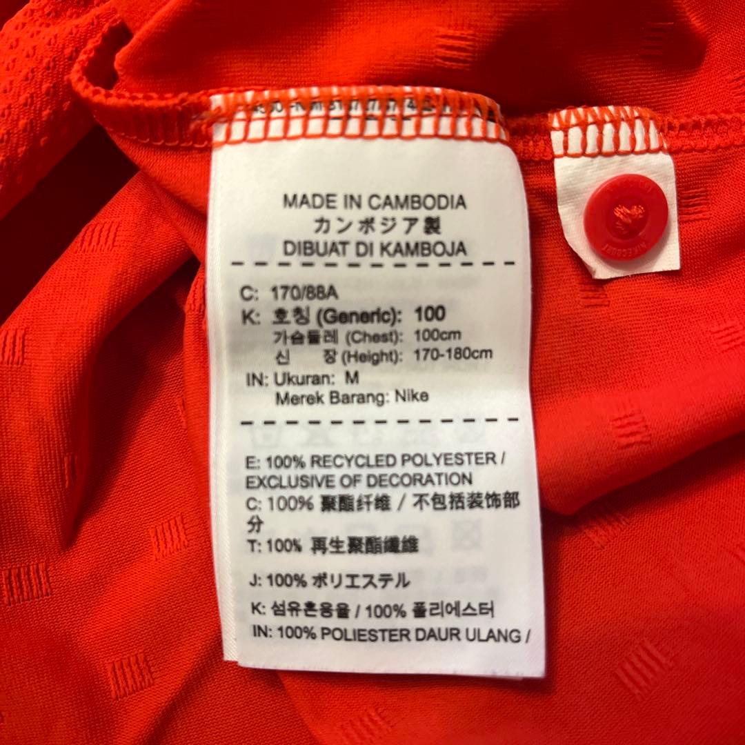 Nike フェデラー　オレンジポロシャツ