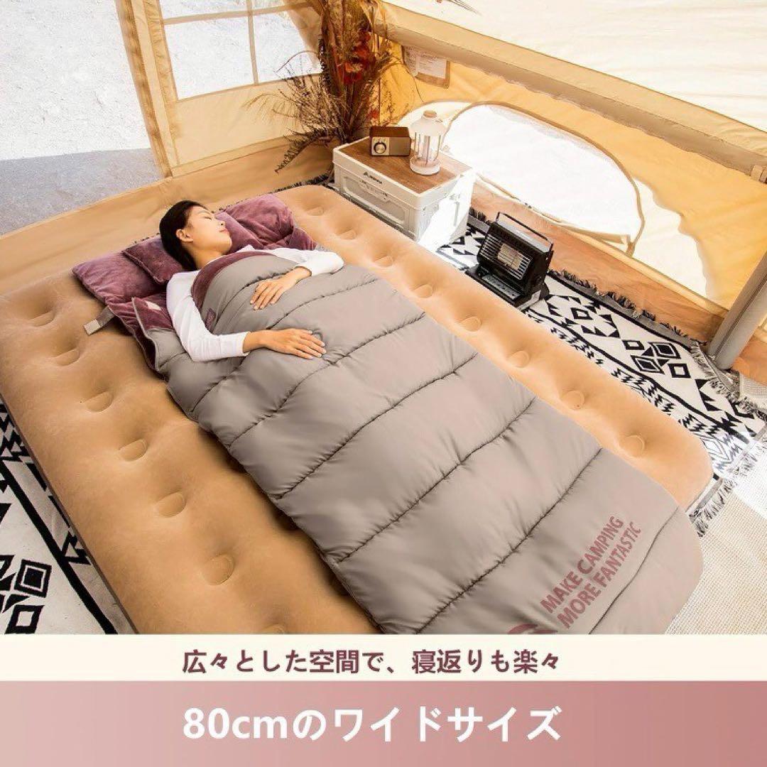 新品 極暖 寝袋 シュラフ マイクロフリース 毛布 フリース 封筒型 キャンプ