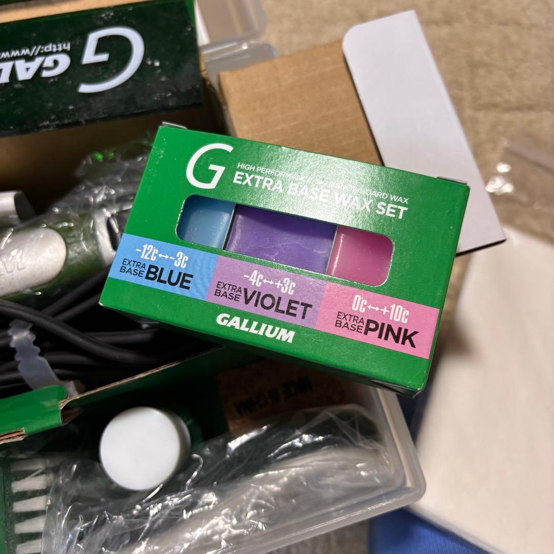 GALLIUM EXTRA BASE WAX SETガリウムセット、アイロン