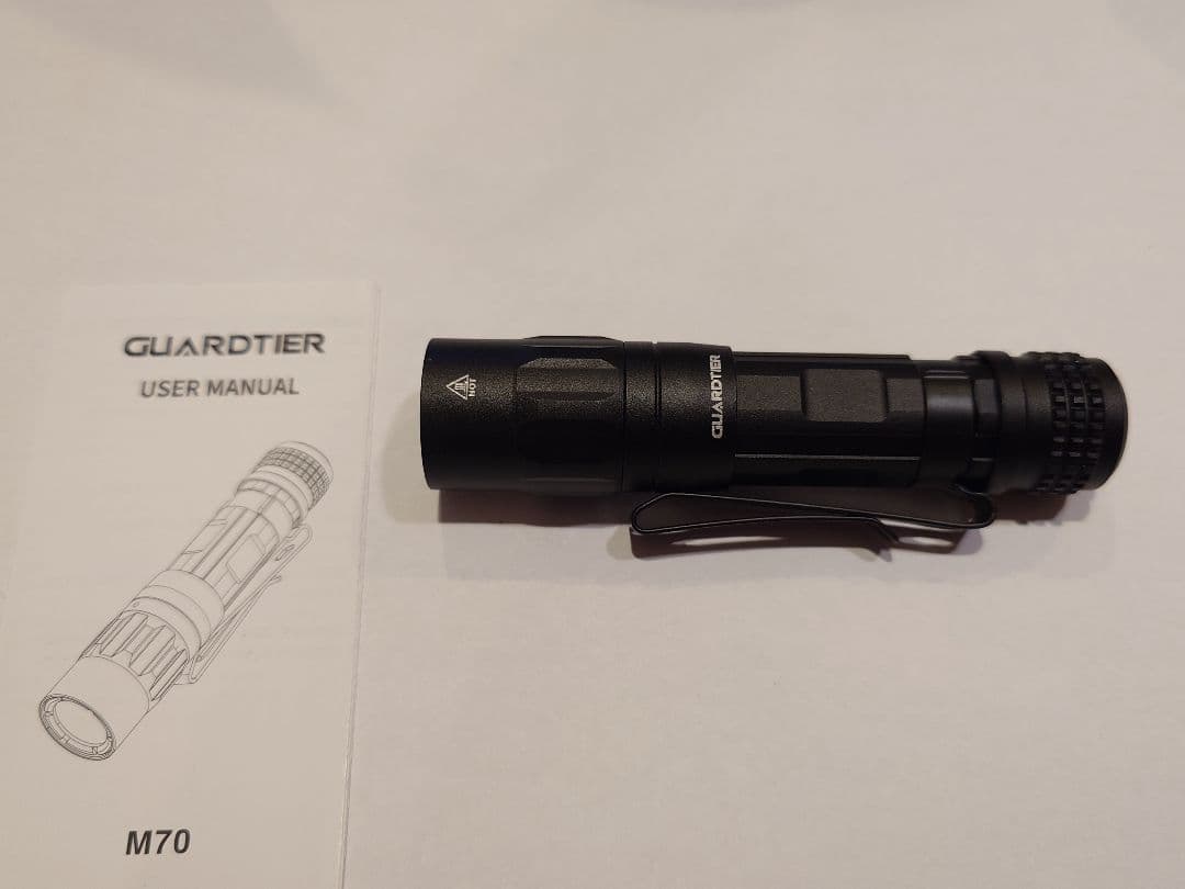 GUARDTIER M70 懐中電灯 ユーザーマニュアル付き