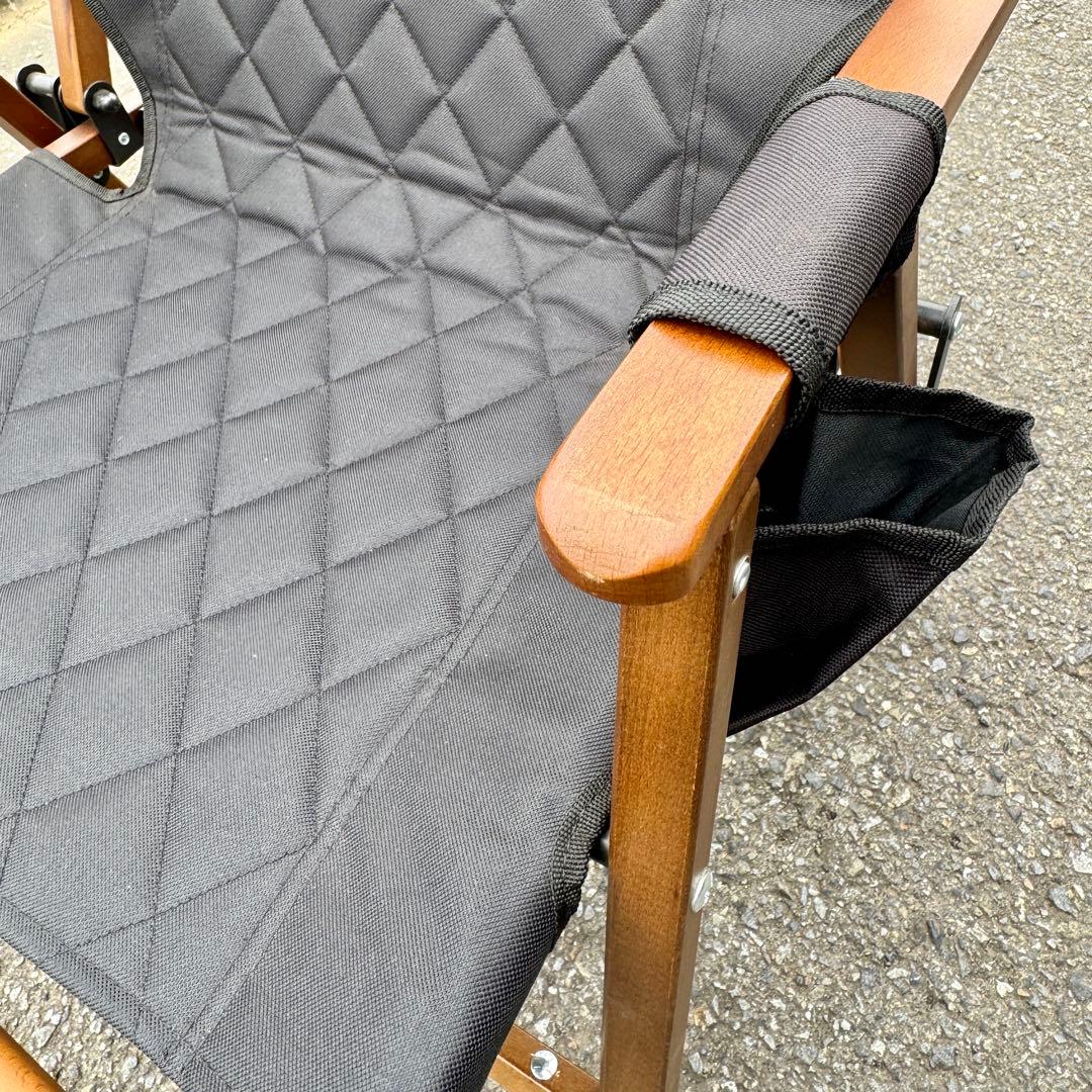 WAQ Folding Wood Chair ウッドチェア ブラック