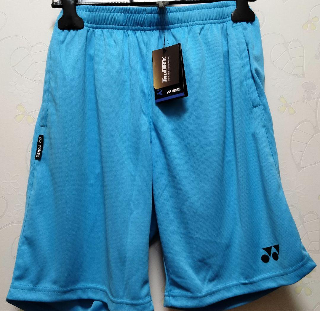 【2枚セット】YONEX ショートパンツ L 青×黒ロゴ