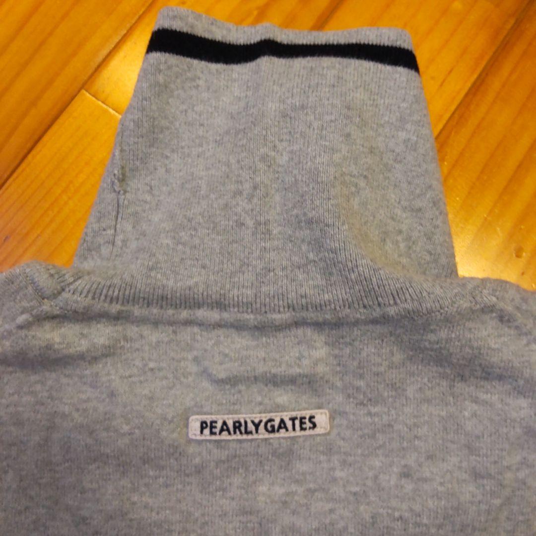 PEARLY GATES タートルネックセーター グレー