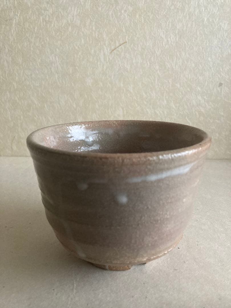 【茶道具茶碗｜鳳 銘入り｜萩焼風｜天神蔵ギャラリー購入｜うさぎ工房多加江セレクト