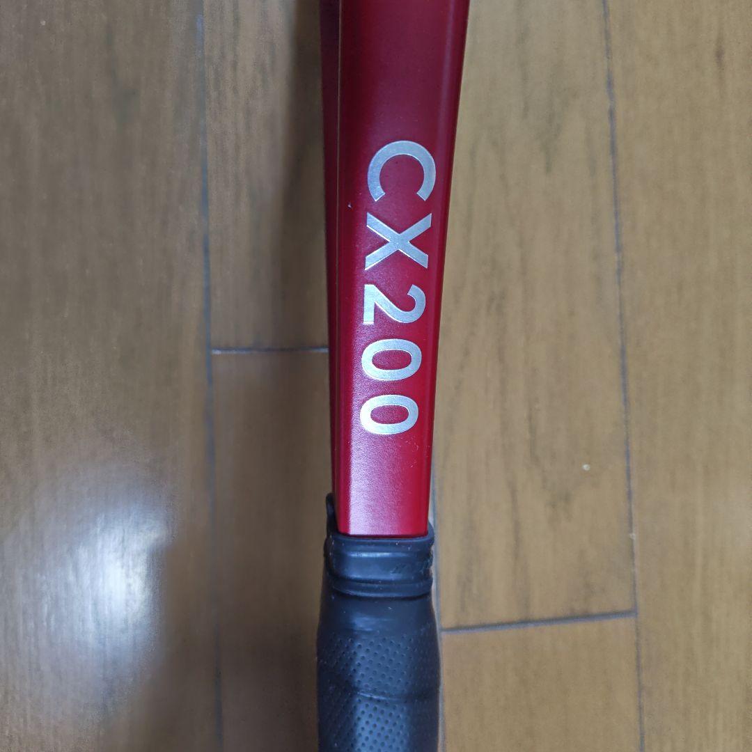 CX200 テニスラケット 赤黒