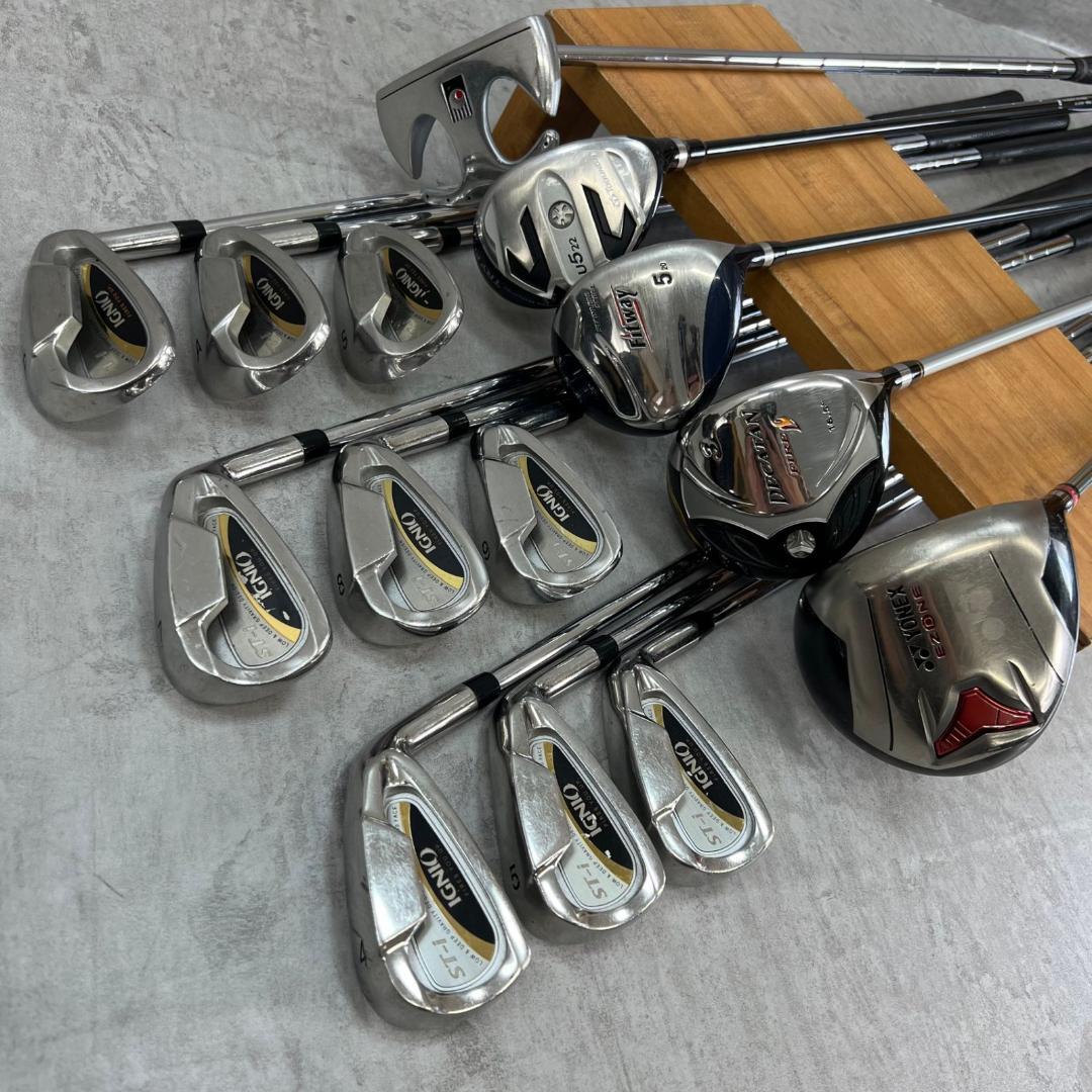 YONEX　IGNIO　メンズゴルフ14本セット　右利き用　キャディバッグ
