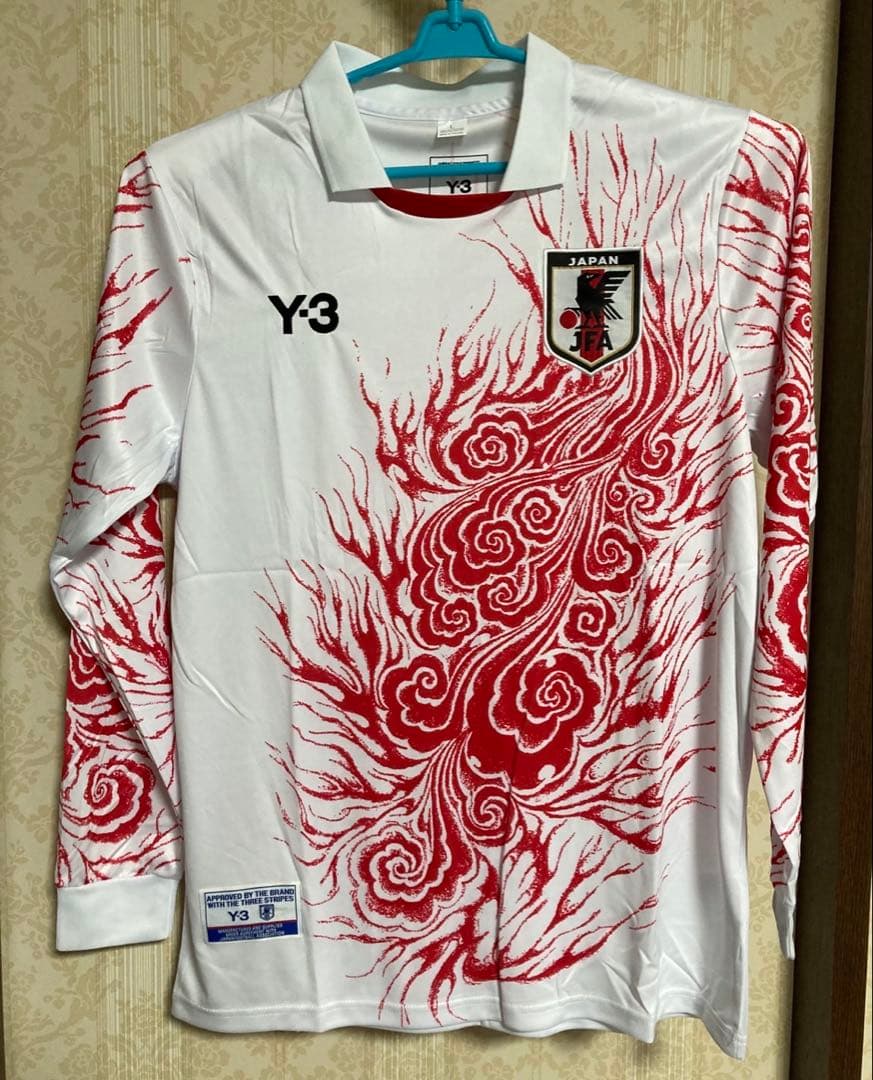 2024 日本代表 Y-3 長袖 ユニフォーム アウェイ Lサイズ