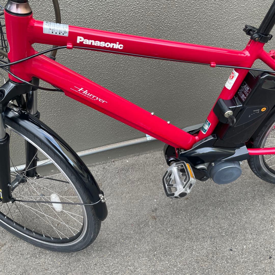 パナソニック電動アシスト自転車26インチ スポーツ型 レッド