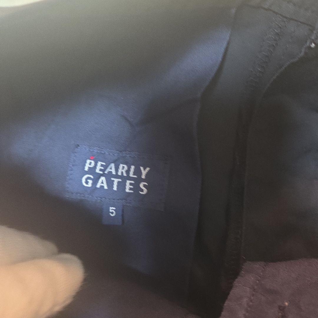 【人気☆PEARLY GATES】黒　グレー　カジュアルパンツ　サイズ5