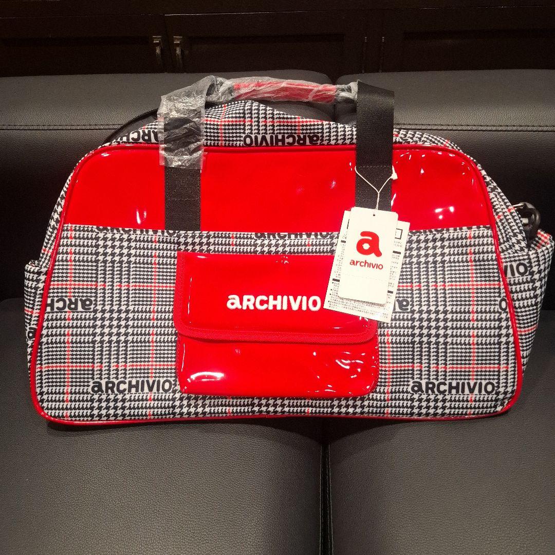 ARCHIVIO チェック柄 ゴルフ　ボストンバッグ定価　31,900円タグ付き