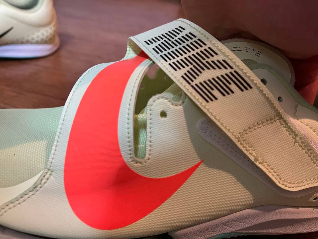 Nike スパイクシューズ ライトグリーン/オレンジ
