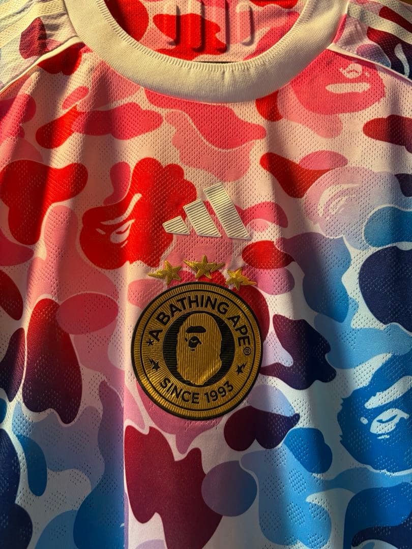 BAPE × ADIDAS FB JERSEY TOP large