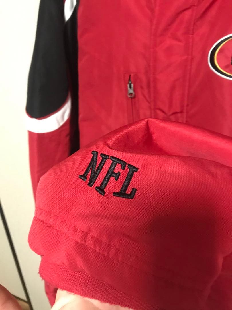 NFL サンフランシスコ49ers フード付きジャケット XL