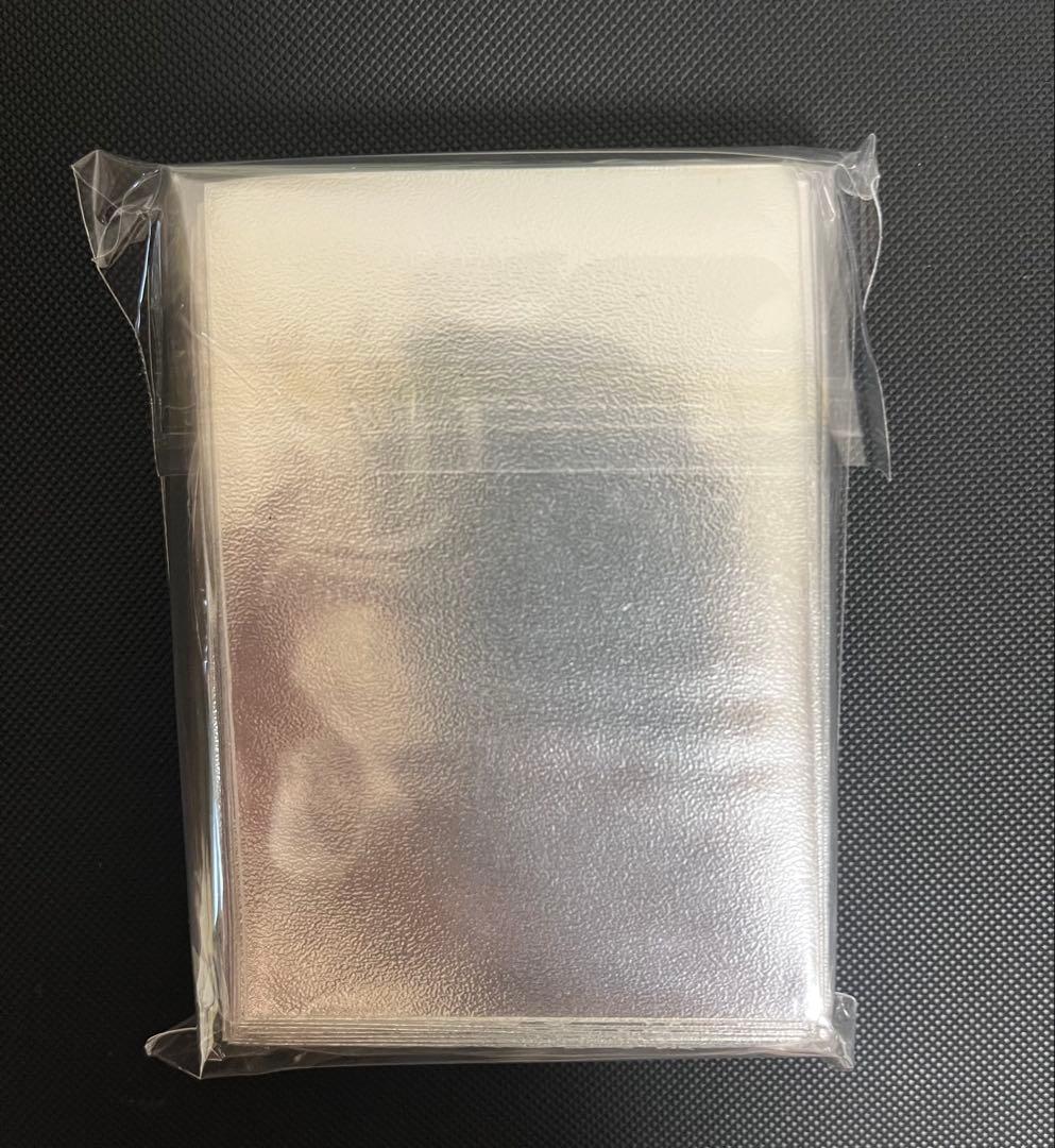 遊戯王　スリーブ　カードプロテクターシルバーメタリック　絶版未使用品