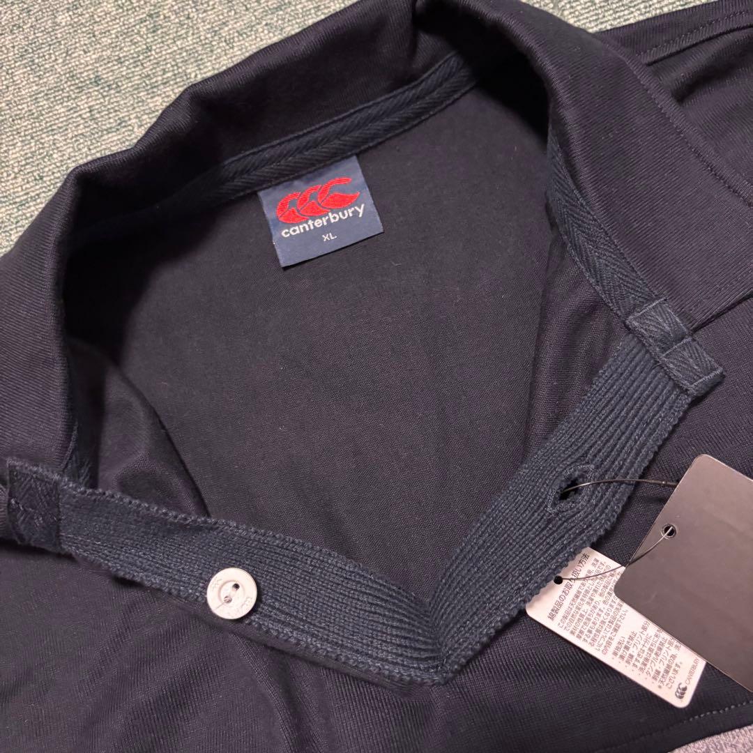 未使用タグ付き　CANTERBURY カンタベリー　長袖ラガーシャツ　XLサイズ