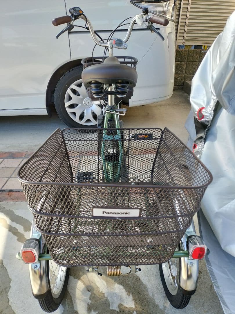 【引き取り希望】Panasonic 電動アシスト三輪自転車　ビビライフ