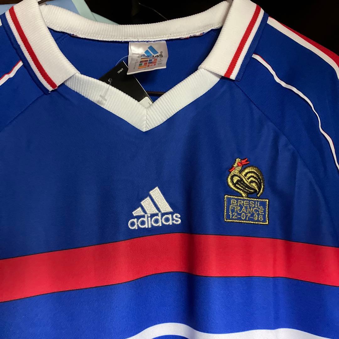 adidas フランス代表 ユニフォーム 新品タグ付き98/99 半袖 2XL