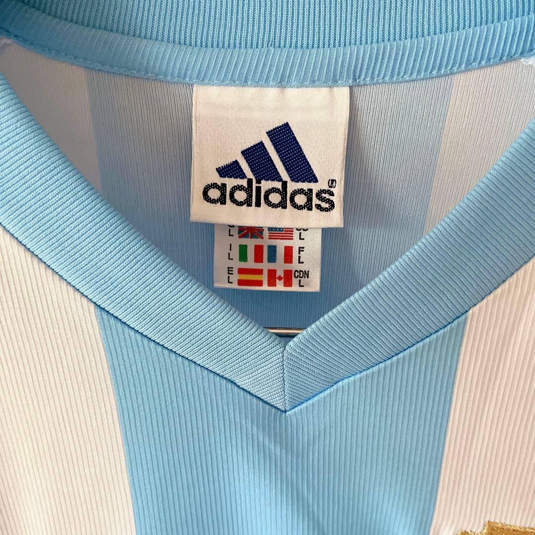 アディダス サッカー アルゼンチン代表 ユニフォーム Lサイズ　現地購入