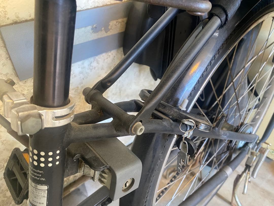 【引き取り限定】電動アシスト自転車 チャイルドシート付き 黒