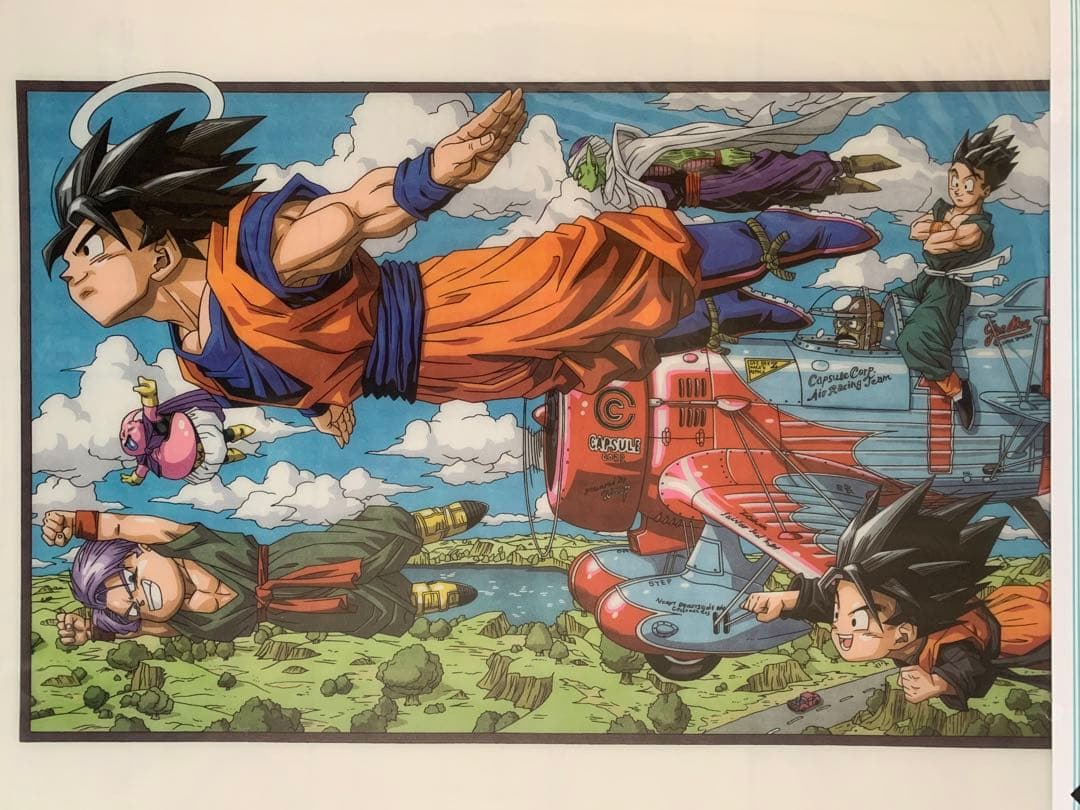 新品 ドラゴンボール 鳥山明 イラスト ビジュアルボード 全6種フルセット
