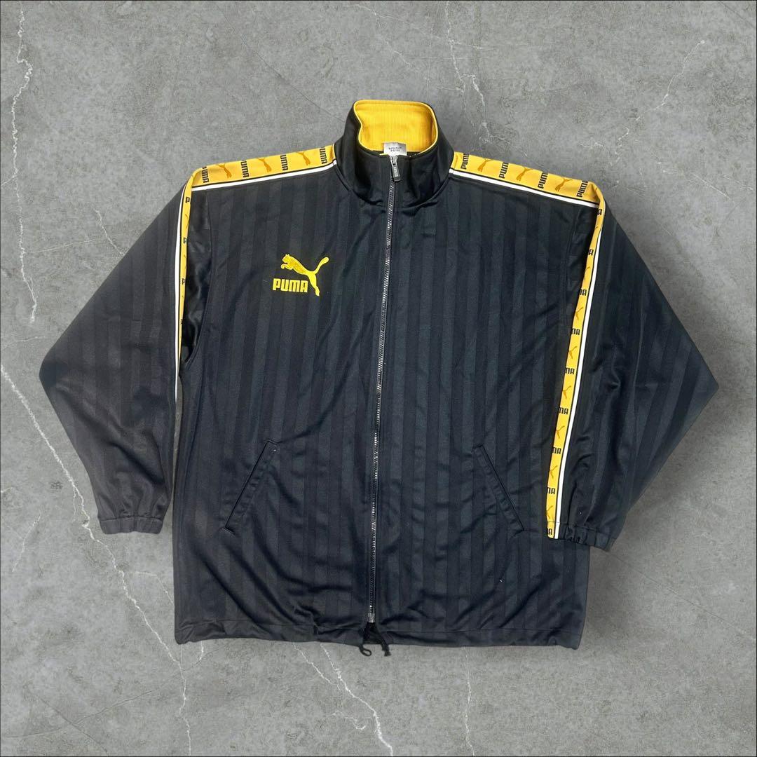 puma 廃盤 希少 ジャージ セット 上下 XO 黄色