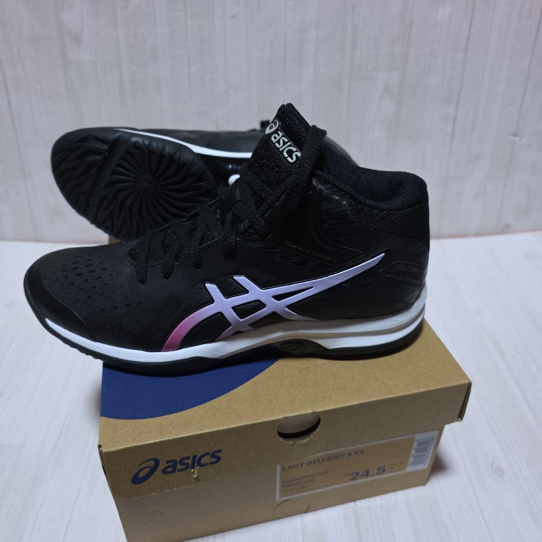 24.5cmasicsバスケットシューズ LADY GELFAIRY8 XA