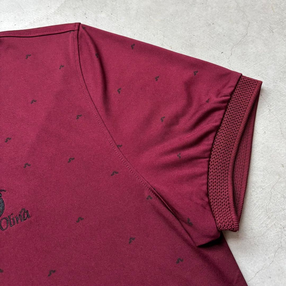 【美品】J.LINDEBERG Ko Olina ブリッジロゴ総柄 ポロシャツ