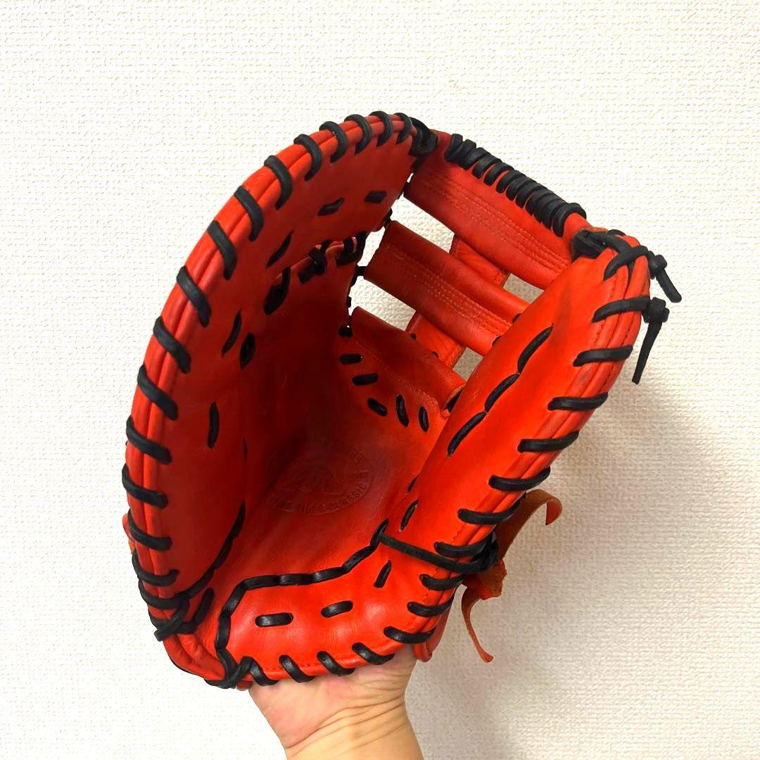 883 ミツワタイガー 型抜群 即戦力 極美品 軟式 ファーストミット 左投げ